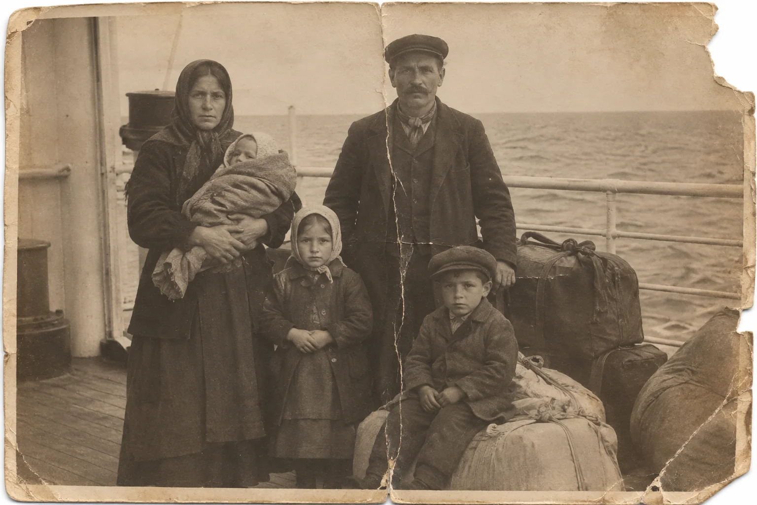 Restore photos from the 1900s, the original print