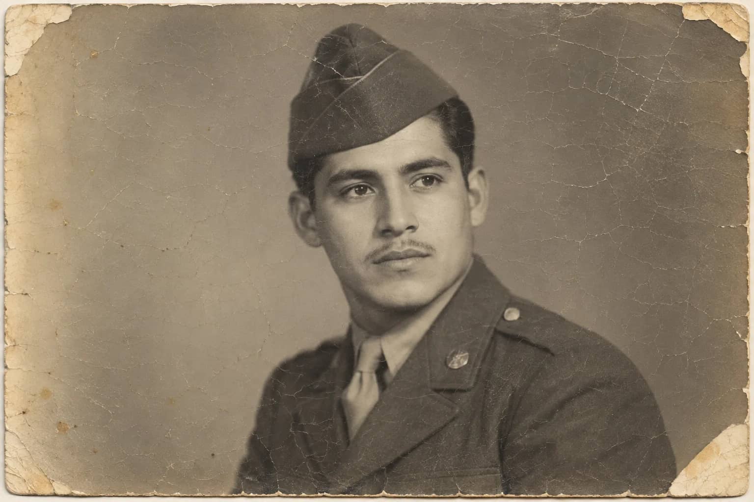 Fix cracked photos, the original print