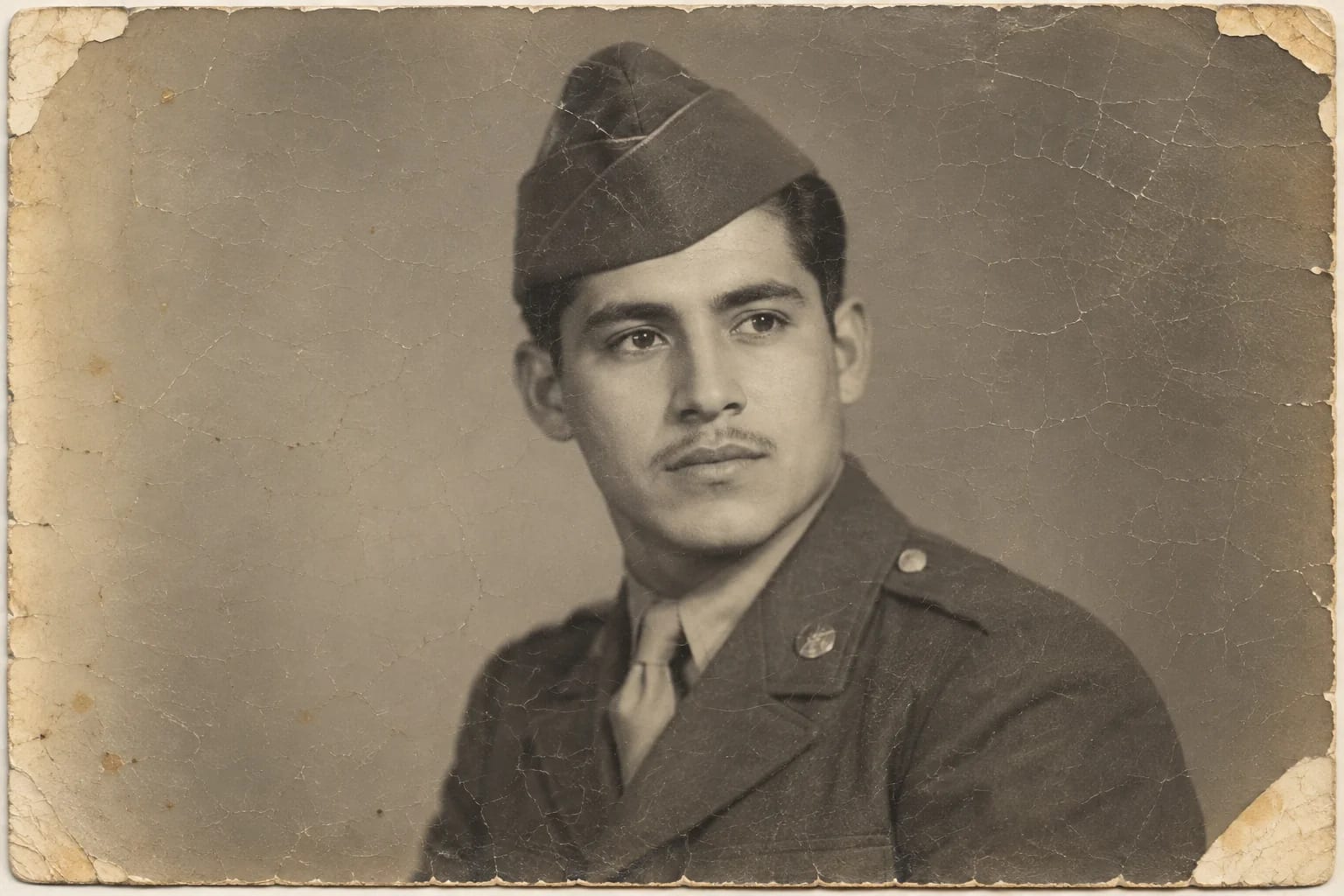 Fix cracked photos, the original print