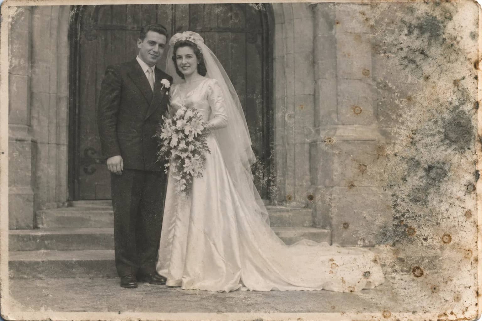 Fix moldy photos, the original print
