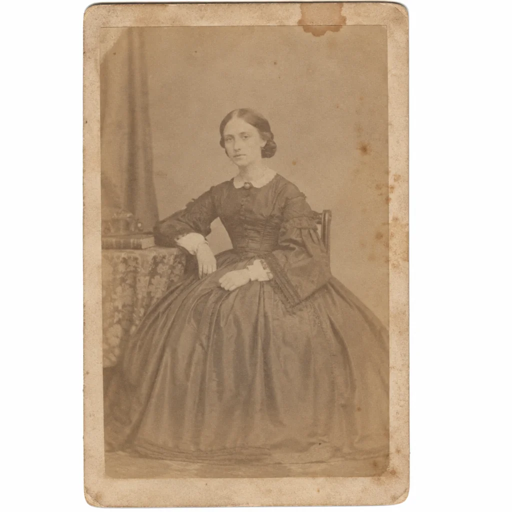 Carte de Visite restoration, the original print