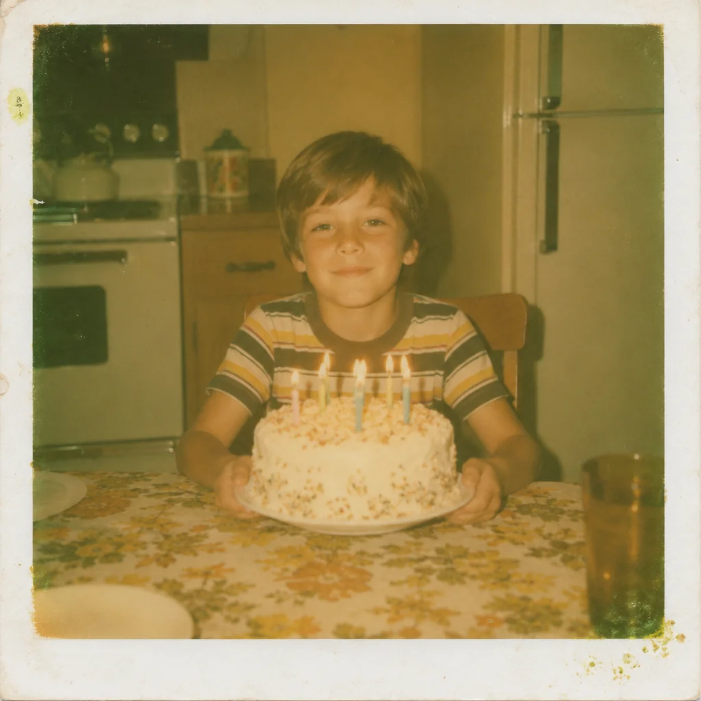 Polaroid restoration, the original print