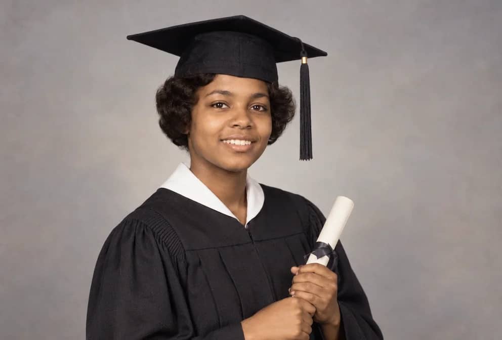 Graduation Photos, restored