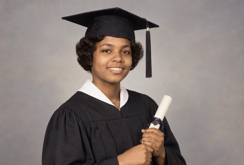 Torn Graduation Photos