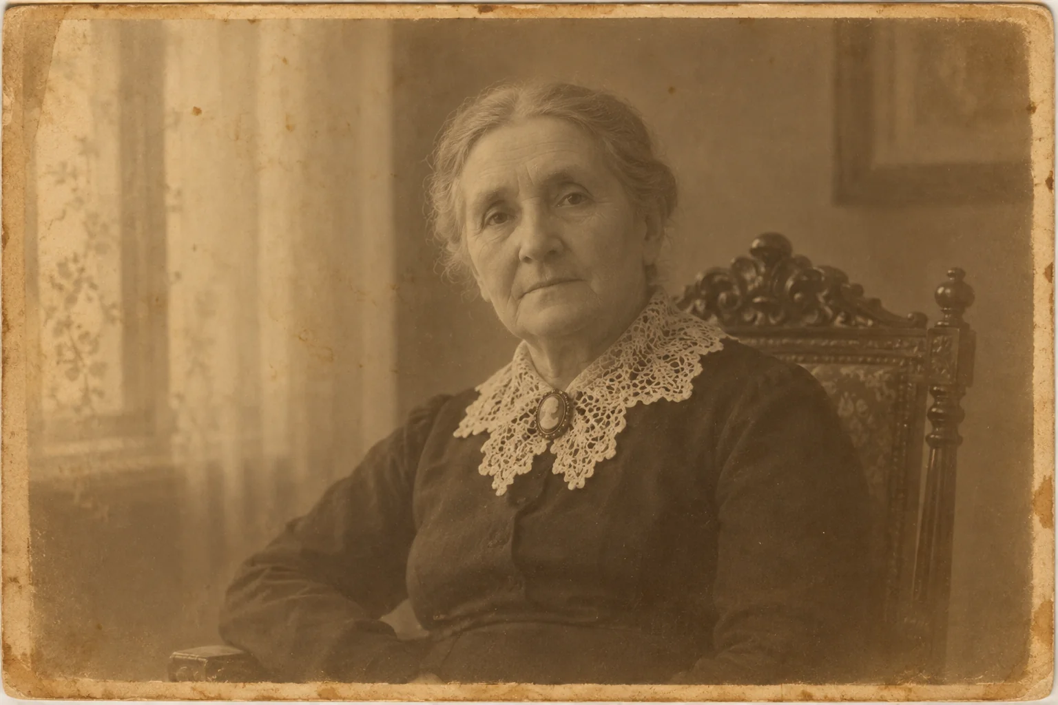 Restore old grandparents photos, the original print