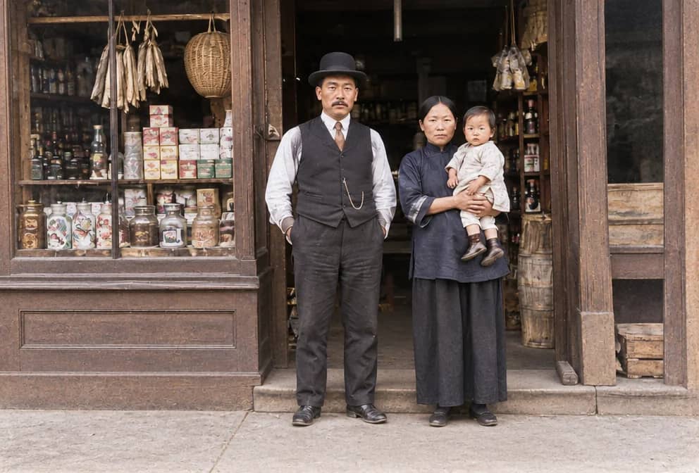 Immigration Photos, restored